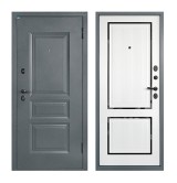 Двери Титан 999 Азимут Букле 2050х860 R/L букле графит/арктик